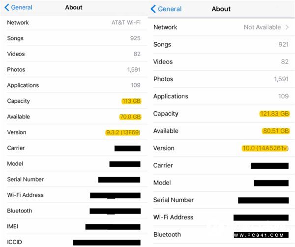 113GB变121GB， 苹果iOS10还有这特性