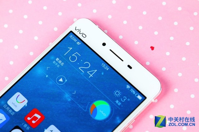 粉嫩诱人 玫瑰金版vivo X6Plus真机图赏