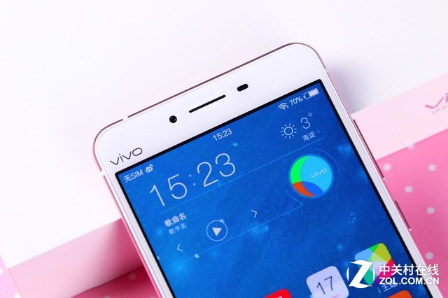 粉嫩诱人 玫瑰金版vivo X6Plus真机图赏